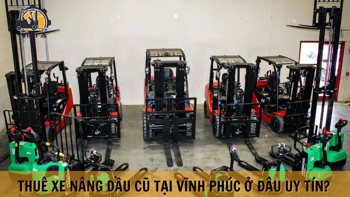 thuê xe nâng dầu cũ tại Vĩnh Phúc